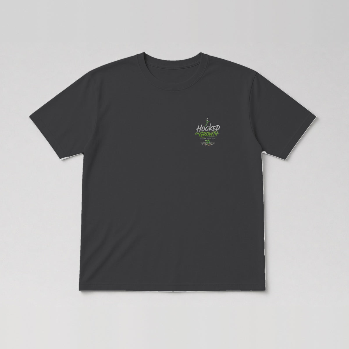Small Main Logo Tee in Charcoal