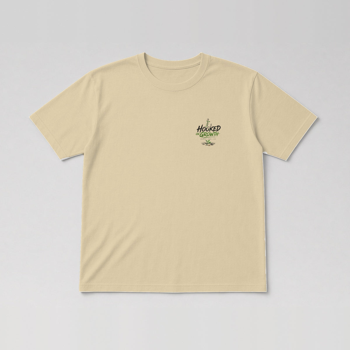 Small Main Logo Tee in Sand