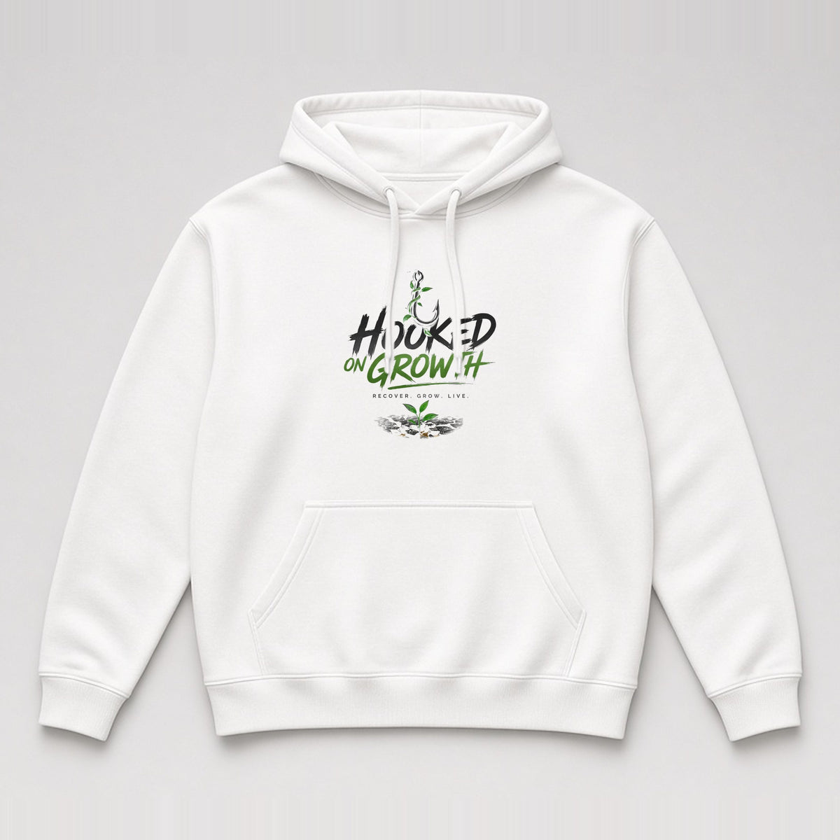 Main Logo Hoodie in White