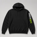Hooked On Growth Sleeve Hoodie in Black