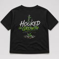 Hooked On Growth Logo Dog Tee in Black