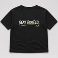 Stay Rooted Dog Tee in Black