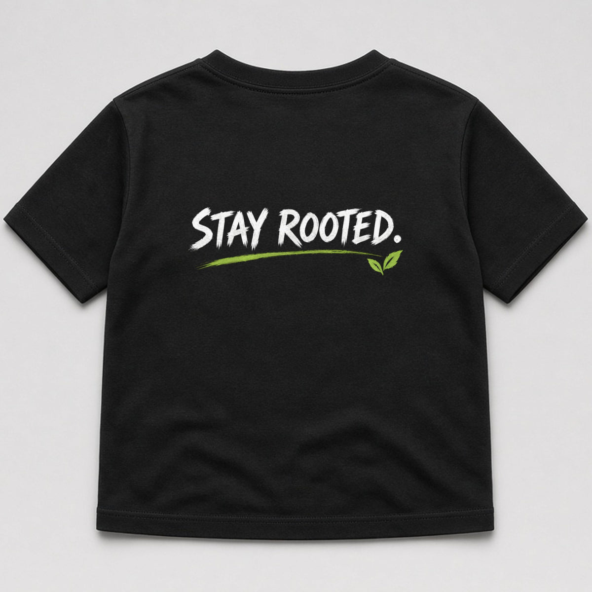 Stay Rooted Dog Tee in Black